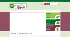 Desktop Screenshot of greenbarnnursery.ca